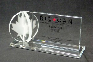 Ocean Awards_Riocan_tomstone_recognition_award